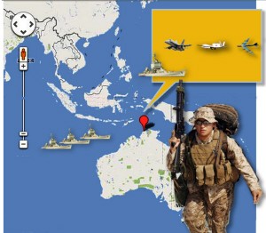 Mỹ sẽ triển khai lực lượng lính thủy đánh bộ ở căn cứ quân sự Darwin, miền bắc Australia bắt đầu từ năm 2012